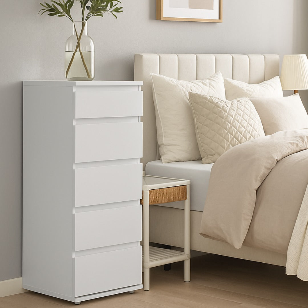 Scotia 5 Drawer Narrow Chest