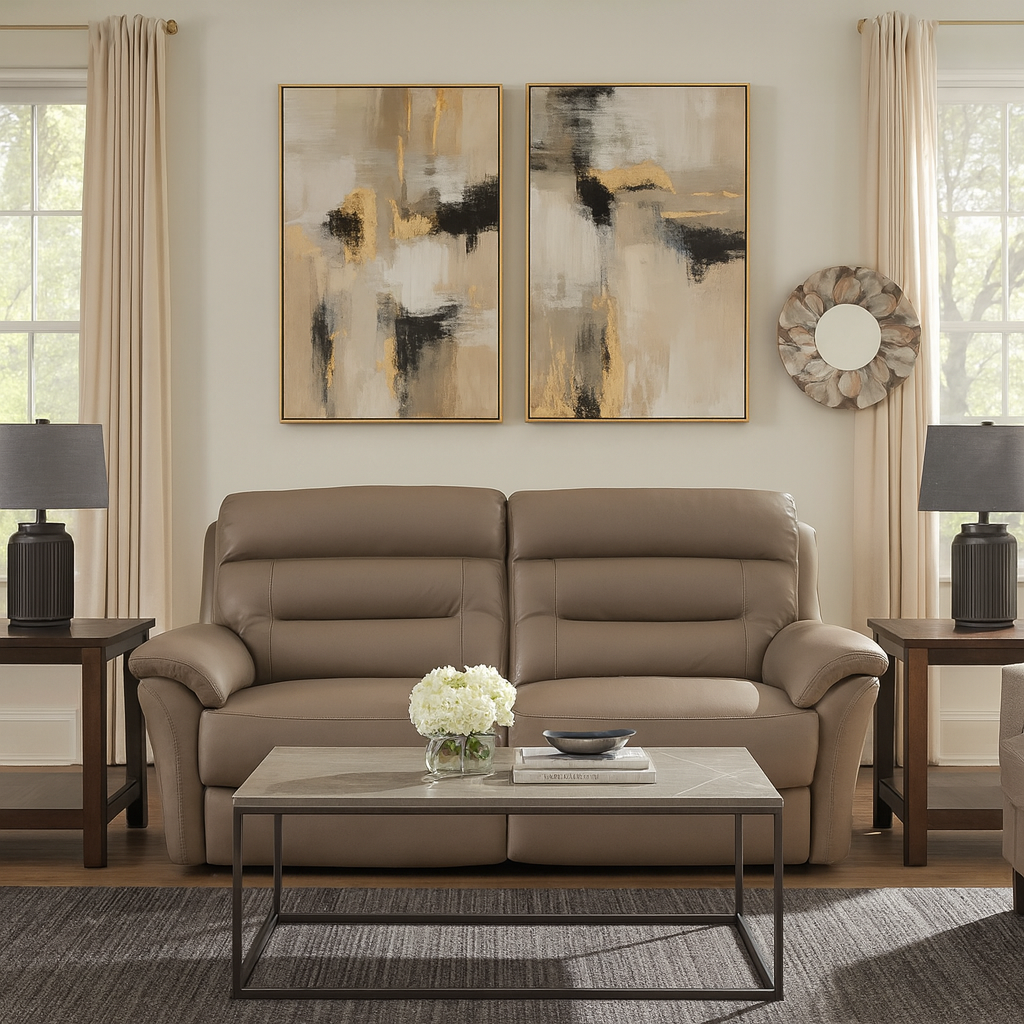 Italian Leather Ocampa Suite