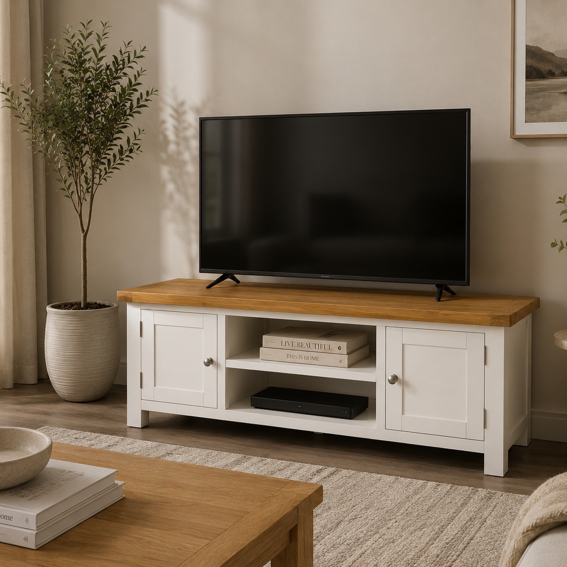 Mourne Large TV Unit 2 Doors