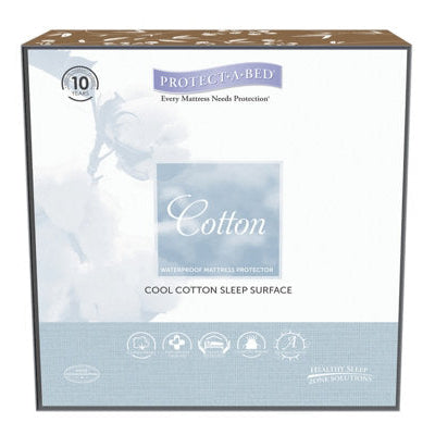 Cotton cool mattress protector