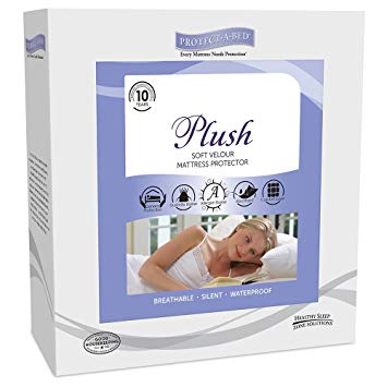 Plush mattress protector